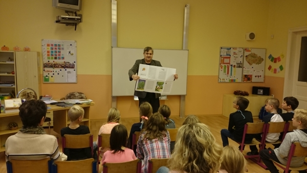 Beseda a čtení v ZŠ Jehnice
